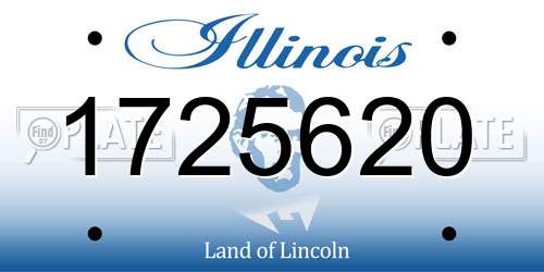 1725620 Illinois License Plate