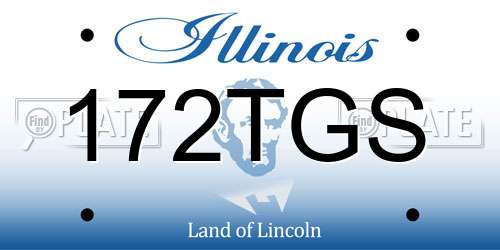 172TGS Illinois License Plate
