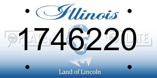 1746220 Illinois License Plate