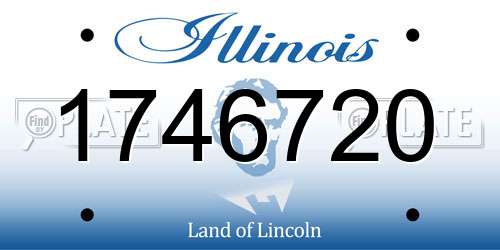 1746720 Illinois License Plate