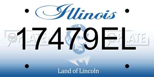 17479EL Illinois License Plate