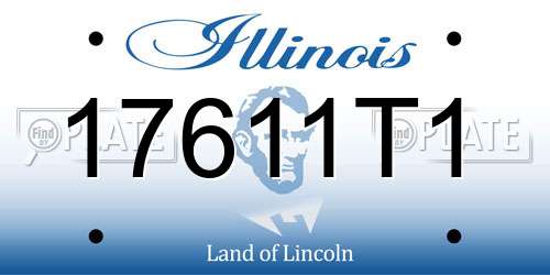 17611T1 Illinois License Plate
