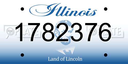 1782376 Illinois License Plate