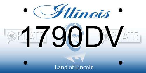 1790DV Illinois License Plate