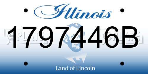 1797446B Illinois License Plate