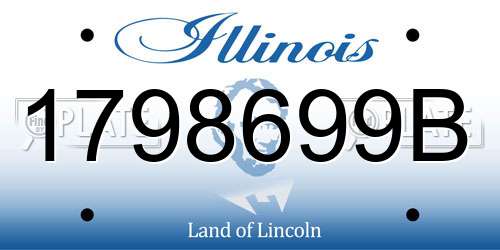 1798699B Illinois License Plate