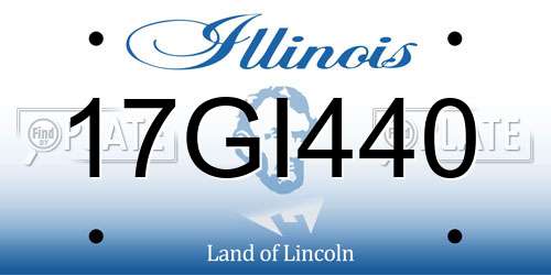 17GI440 Illinois License Plate