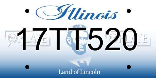 17TT520 Illinois License Plate