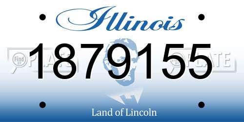 1879155 Illinois License Plate