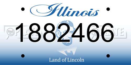 1882466 Illinois License Plate