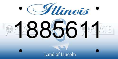 1885611 Illinois License Plate