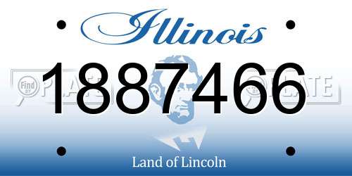 1887466 Illinois License Plate