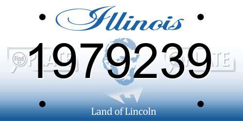 1979239 Illinois License Plate