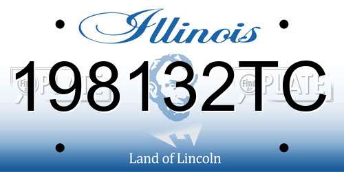 198132TC Illinois License Plate