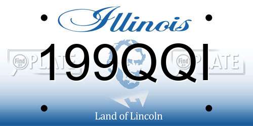 199QQI Illinois License Plate