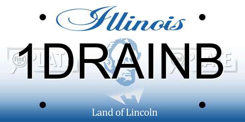 1DRAINB Illinois License Plate