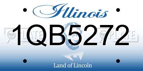 1QB5272 Illinois License Plate