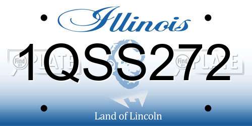 1QSS272 Illinois License Plate