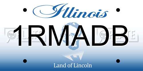 1RMADB Illinois License Plate