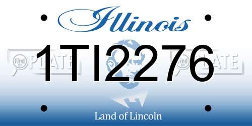 1TI2276 Illinois License Plate