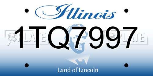 1TQ7997 Illinois License Plate