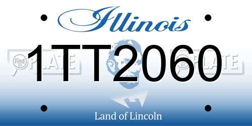1TT2060 Illinois License Plate