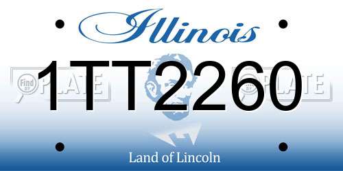 1TT2260 Illinois License Plate