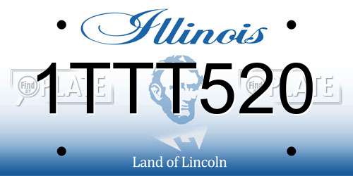 1TTT520 Illinois License Plate