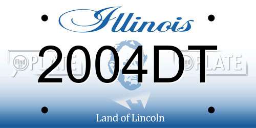 2004DT Illinois License Plate