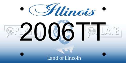 2006TT Illinois License Plate