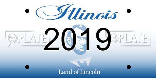 2019 Illinois License Plate