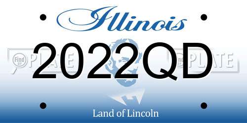 2022QD Illinois License Plate
