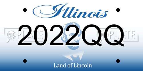2022QQ Illinois License Plate