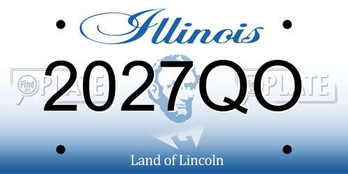 2027QO Illinois License Plate