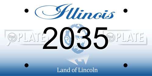 2035 Illinois License Plate