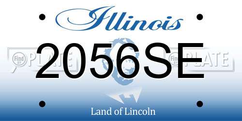 2056SE Illinois License Plate
