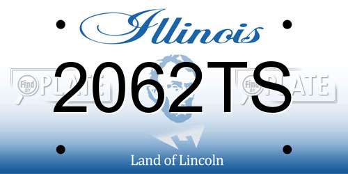 2062TS Illinois License Plate