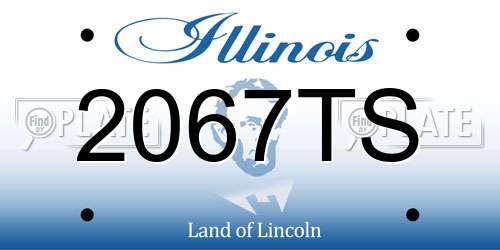 2067TS Illinois License Plate