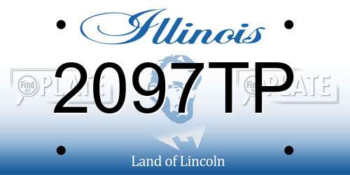 2097TP Illinois License Plate