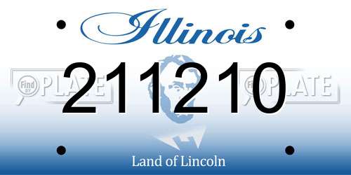 211210 Illinois License Plate