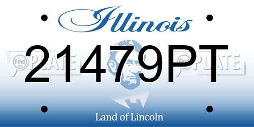 21479PT Illinois License Plate