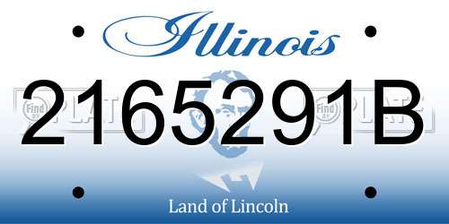 2165291B Illinois License Plate