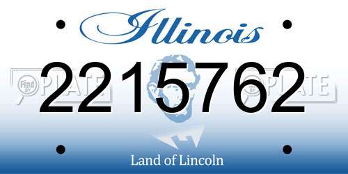 2215762 Illinois License Plate