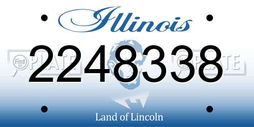 2248338 Illinois License Plate