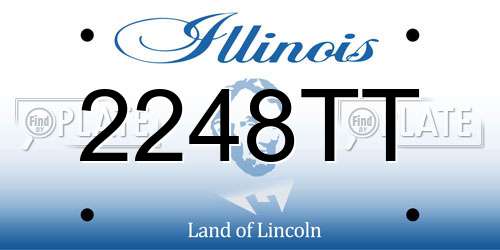 2248TT Illinois License Plate