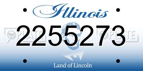 2255273 Illinois License Plate