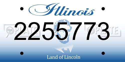 2255773 Illinois License Plate