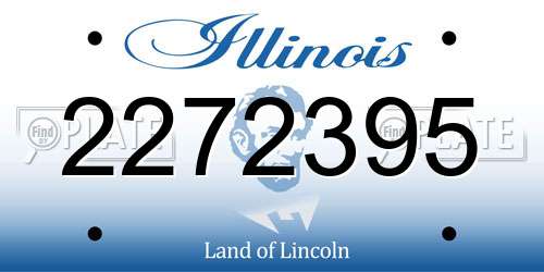 2272395 Illinois License Plate