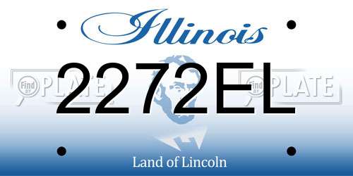 2272EL Illinois License Plate