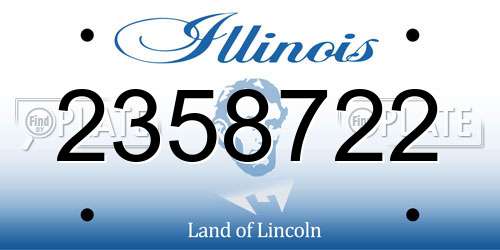 2358722 Illinois License Plate